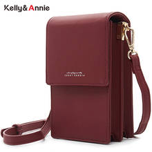 Brand Designer Mini Women Shoulder Bags Leather Cell Phone Pocket Female Crossbody Bag Clutch Purse Ladies Small Messenger Bag 2024 - buy cheap
