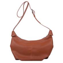 Женская сумка через плечо coofit, однотонная вместительная сумка из искусственной кожи, 1 шт. 2024 - купить недорого