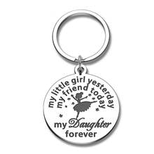 Daughter Birthday Gifts Keychain From Mom Dad To Adult Daughter Sweet 16 Gifts for Teens Girls  Graduation Gifts Jewelry Keyring 2024 - buy cheap