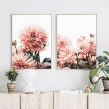 Flower Botanical Paintings Wall Art Poster Nordic Floral Canvas Painting Scandinavian Style Picture Living Room Home Decoration 2024 - buy cheap