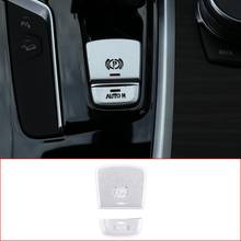 Aluminum Car Electronic Handbrake AUTO H Button Cover Trim For BMW 5 series G38 G30 P Buttons For BMW G01 X3 X4 G02 2018 2019 2024 - buy cheap