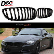 Glossy Piano Black Front Replacement Kidney Bumper Grill for BMW Z4 E89 2009 - 2016 Coupe Roadster Perfect Fitment Shiny Paint 2024 - buy cheap