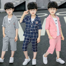 New Fashion Korea Style Baby Boy Clothes High Quality Children Summer t shirt +Shorts 2Pcs/Set Kids Boys Clothing Sets 2 Pieces 2024 - buy cheap