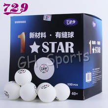 100 Balls Friendship 729 Plastic 40+ Table Tennis Balls New Material 1-Star Seamed Poly Ping Pong Balls Wholesales Tenis De Mesa 2024 - buy cheap