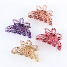 2020 New Fashion Flower Shape Large Hair Crabs Resin Hair Claw Clips For Women Girls Hair Ornaments Jewelry Accessories Tiaras 2024 - buy cheap