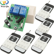 Wireless 433Mhz Remote Control Switch DC 6V 12V 24V 2CH 10A Receiver Module RF 1000m Transmitter For Garage Motor SlidingDoorLED 2024 - buy cheap