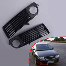 1 Pair ABS Car Front Bumper Fog Light Grille Cover Fit for Audi A6 C5 1998 1999 2000 2001 2002 Pre-facelift 4B0807681 4B0807682 2024 - buy cheap