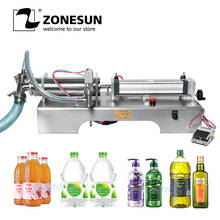 ZONESUN-máquina de llenado totalmente neumática para pulverizadores, dispensador de botellas de jabón de Gel limpio, máquina de llenado de líquido 2024 - compra barato