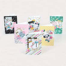 Vintage Card Making Supplies Gift Set For Kid Floral Flower Greeting Cards Making Material Kit Acessories 2024 - buy cheap