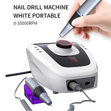 35000/20000 RPM Electric Nail Drill Machine Nail bit sets For Manicure Rechargeable Portable LCD Display Adjustable Speed 2024 - buy cheap