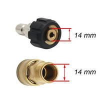 2 arruela de pressão conector rápido do adaptador de conexão m22/14 a 1/4 polegadas de acoplamento 2024 - compre barato