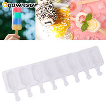 4/8 Cell Popsicle Mold Silicone White Ice Pop Maker Big Size Homemade Ice Cream Mold Fruit Juice Sticks Refrigerator Freezer 2024 - buy cheap
