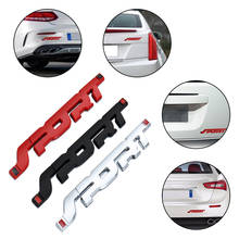 3D логотип автомобиля Наклейка Спортивная эмблема значок наклейка молдинги и отделка авто аксессуары для универсального автомобиля Стайлинг Декор стикер 2024 - купить недорого