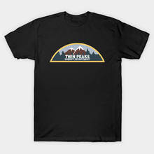 Twin Peaks Sheriff Department T - Shirt Twin Peaks T Shirt Tv Dwxqfazttswdre Twin Peaks Pop Culture Geek David Lynch Art Fire 2024 - buy cheap
