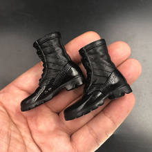 Figura de acción de soldado de los Estados Unidos, botas de combate negras de tendencia, zapatos F 12 ", cuerpo masculino, 1/6 DML, 1942 2024 - compra barato