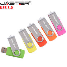 Jaster d303 pen drive usb 3.0, pen driver rotativo 128gb 64gb 32gb 16gb 8gb 4gb 2024 - compre barato