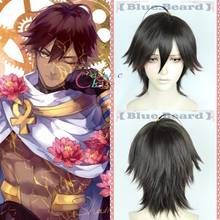 Fate Grand Order FGO Rider Ozymandias Ramesses II Short Heat Resistant Synthetic Hair Cosplay Party + Free Wig Cap 2024 - buy cheap