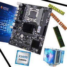 Brand new arrival HUANANZHI X58 LGA1366 motherboard with processor Intel Xeon X5650 2.66GHz with cooler 8G DDR3 REG ECC memory 2024 - buy cheap