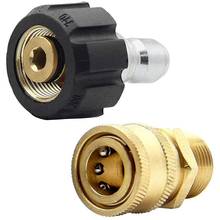 Novel-High Pressure Washer Adapter Set Quick Connect Kit, Metric M22-15mm, TWIS292 2024 - buy cheap