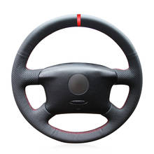 Black Artificial Leather Car Steering Wheel Cover for Volkswagen VW Passat B5 1996-2005 Golf 4 1998-2004 Seat Alhambra 2024 - buy cheap