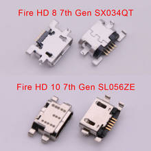 10pcs For Amazon Fire HD8 7th Gen SX034QT / HD 10 SL056ZE 7th Gen Micro Charging Port USB Connector Socket Power Plug Dock 2024 - buy cheap