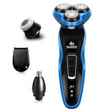 waterproof powerful electric shaver male electric razor for men wet dry beard shaving machine rechargeable facial multifunctiona 2024 - buy cheap