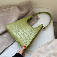 European Fashion Female Tote bag 2020 New High Quality PU Leather Women's Designer Handbag Crocodile pattern Travel Shoulder bag 2024 - купить недорого