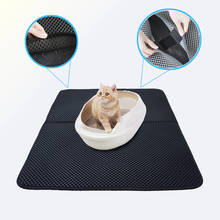 Waterproof Pet Cat Litter Mat Double Layer Litter Cat Pads Trapping Pet Litter Box Mat Pet Products Bed For Cats House Cleaning 2024 - buy cheap