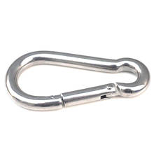 45 # Steel Carabiner Key Chain Clip Outdoor Camping Keyring Snap Hook Water Bottle Buckle Travel Kit Climbing Accessories 2024 - buy cheap