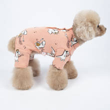 Puppy Dog Clothes Pajamas Jumpsuit Autumn Winter Dog Clothing Overalls Sleepwear Chihuahua Yorkie Pomeranian Poodle Pet Costume 2024 - buy cheap