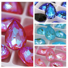 Diamantes de imitación de cristal, piedra de fantasía de 7x10mm, cuentas sueltas, regalos de joyería, accesorios de arte, decoración 2024 - compra barato