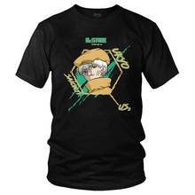 Dr Stone Ukyo Saionji T Shirts Men Short Sleeve 100% Cotton T-shirt Japan Anime Manga Tee Tops Streetwear Tshirt Gift Idea 2024 - buy cheap