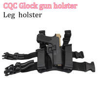 Tactical CQC Glock Leg Holster Military Combat Thigh Holster Hunting Shooting Gun Holsters For Glock 17 19 22 23 31 32 2024 - buy cheap
