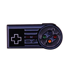 Retro style game controller enamel pin classic Nintendo geek addition 2024 - buy cheap