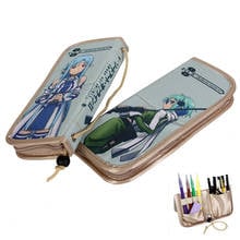 Cartoon Sword Art Online Pencil Bag SAO Pencil Box Anime Yuuki Asuna Student Holder Organizer Pouch Stationery Pencil Case Gifts 2024 - buy cheap