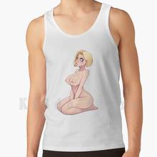Sexy Android 18 Hentai-Explicit 18 tank tops vest sleeveless Sexy Android 18 Hentai Explicit Mature Android 18 Lazuli 2024 - buy cheap