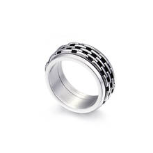 Новое модное ювелирное изделие, мужское кольцо из нержавеющей стали, модное кольцо 2024 - купить недорого