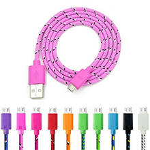 Fast nylon 8 pin USB charger Data USB Cable For iphone 11 PRO MAX XR XS X 6 6s 7 8 plus 5c 5s 5 SE Charging wire For iphne cable 2024 - buy cheap