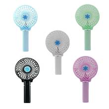 Travel Outdoor Handheld Mini Fan Desktop Outdoor Portable Hand Fan Usb Rechargeable 1200mAh Battery Usb Fan Cooler Fan 2024 - buy cheap