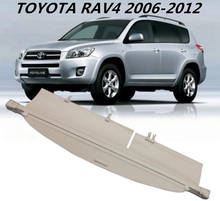 Tronco Rear Security Shield Carga Capa Para TOYOTA carro RAV4 2006 2007 2008 2009 2010 2011 2012 Bege 2024 - compre barato