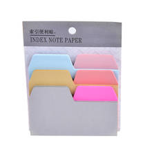 6colors notebook note index paper card sticker cute sticky note memo pad for school & office supplies stationery Drop Shipping 2024 - buy cheap