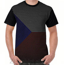 Camiseta tcheco gráfica masculina top camiseta feminina estampa engraçada gola redonda manga curta 2024 - compre barato