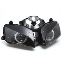 Motorbike Assembled Custom HID Projector Conversion Headlight White Angel Eyes Headlamp For Honda CBR 600RR 03 04 05 06 2024 - buy cheap