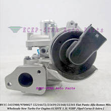 Turbocompresor para coche, accesorio para Fiat Punto Alfa Romeo Mito, Opel Corsa Astra J A13DTE 1.3L 95HP, BV35 54359880027 54359700027 55225439 2024 - compra barato