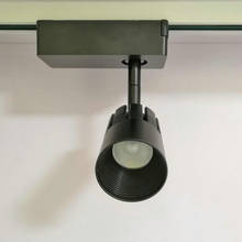 Mini lâmpada de led para trilho cob, trilho de luz 10w ajustável para iluminação de roupas, loja de roupas, luzes para exibição 2024 - compre barato