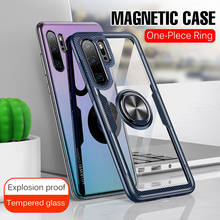 Funda con soporte de anillo magnético para Huawei P30 Mate 30 20 Pro, funda de teléfono a prueba de golpes para Huawei P30 P20 Lite, funda de silicona TPU 2024 - compra barato