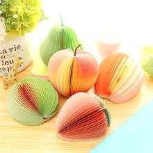 1pcs Sticky Notes DIY Fruit Vegetables Memo Pads Kawaii Sticker Post Bookmark Point It Marker Memo Sticker Paper 2021New 2024 - buy cheap