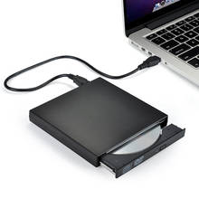 Портативный внешний DVD-привод 2,0, 1 шт., с разъемом USB DVD-ROM, с конфоркой CD-RW, высокоскоростной, подходит для ноутбуков, настольных ПК, DVD-плееров 2024 - купить недорого