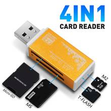 Adaptador multifuncional USB 2,0 micro-sd/TF/CT/MS/SDHC/MMC, lector de tarjetas de memoria 2024 - compra barato