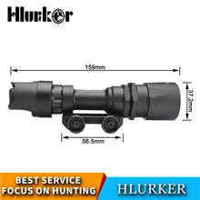 Hlurker Hunting Optics Rifle Weapons Light 500 Lumens LED Scout Tactical Flashlight With Weapon Light Switch Line Fit 20mm Rail 2024 - buy cheap